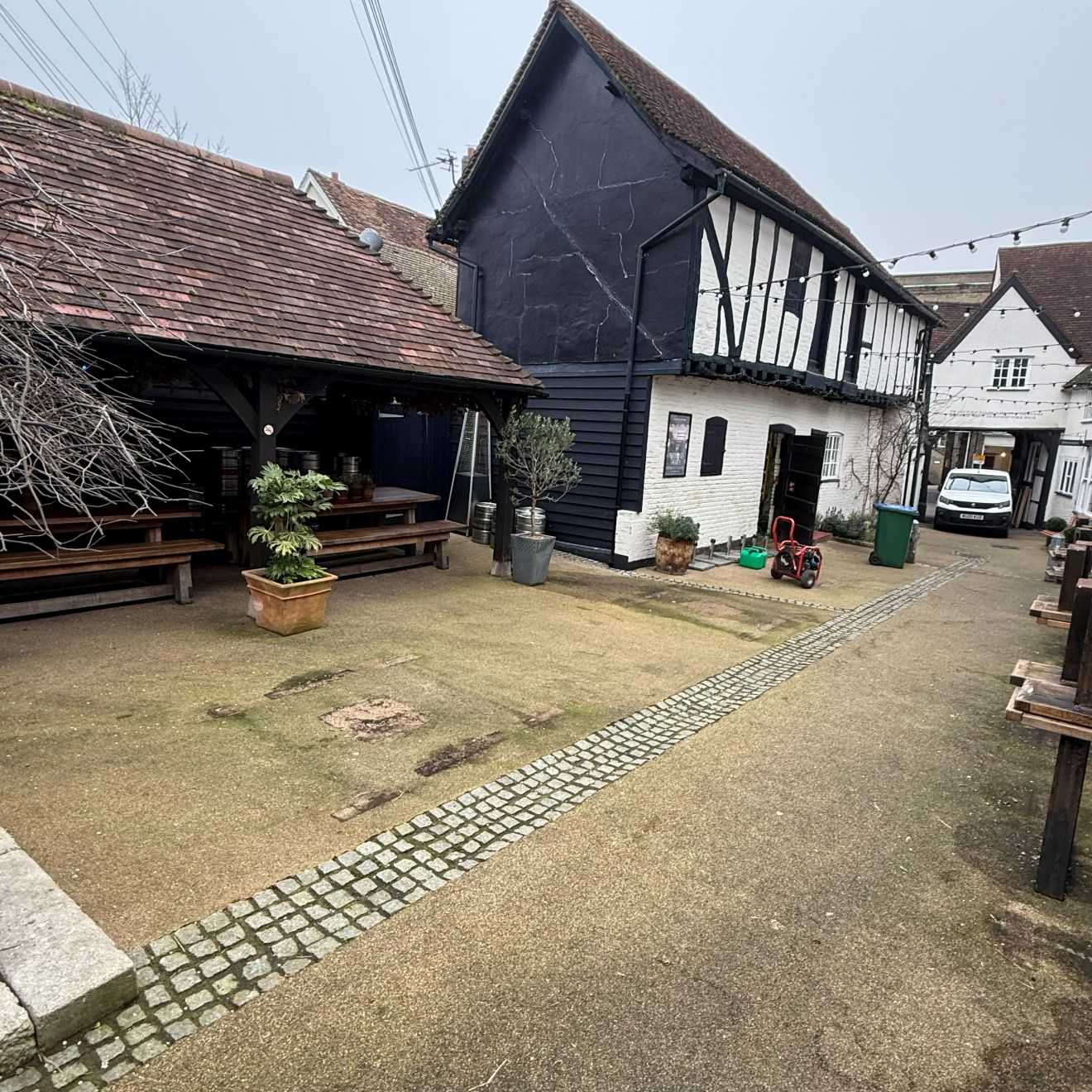 Commercial premises before cleaning