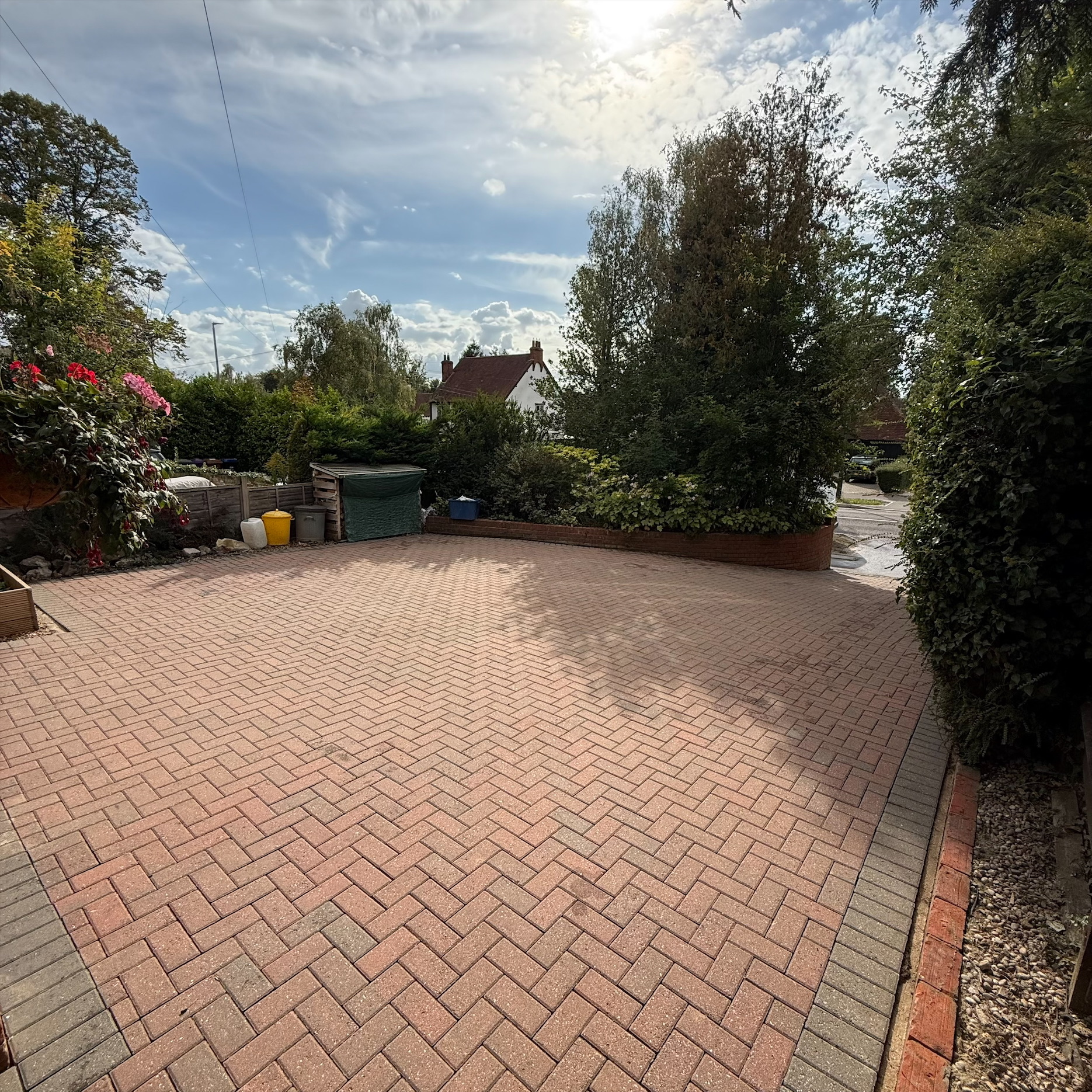 Beautiful restored garden decking after professional jet washing by JS Jets Hertfordshire cleaning experts
