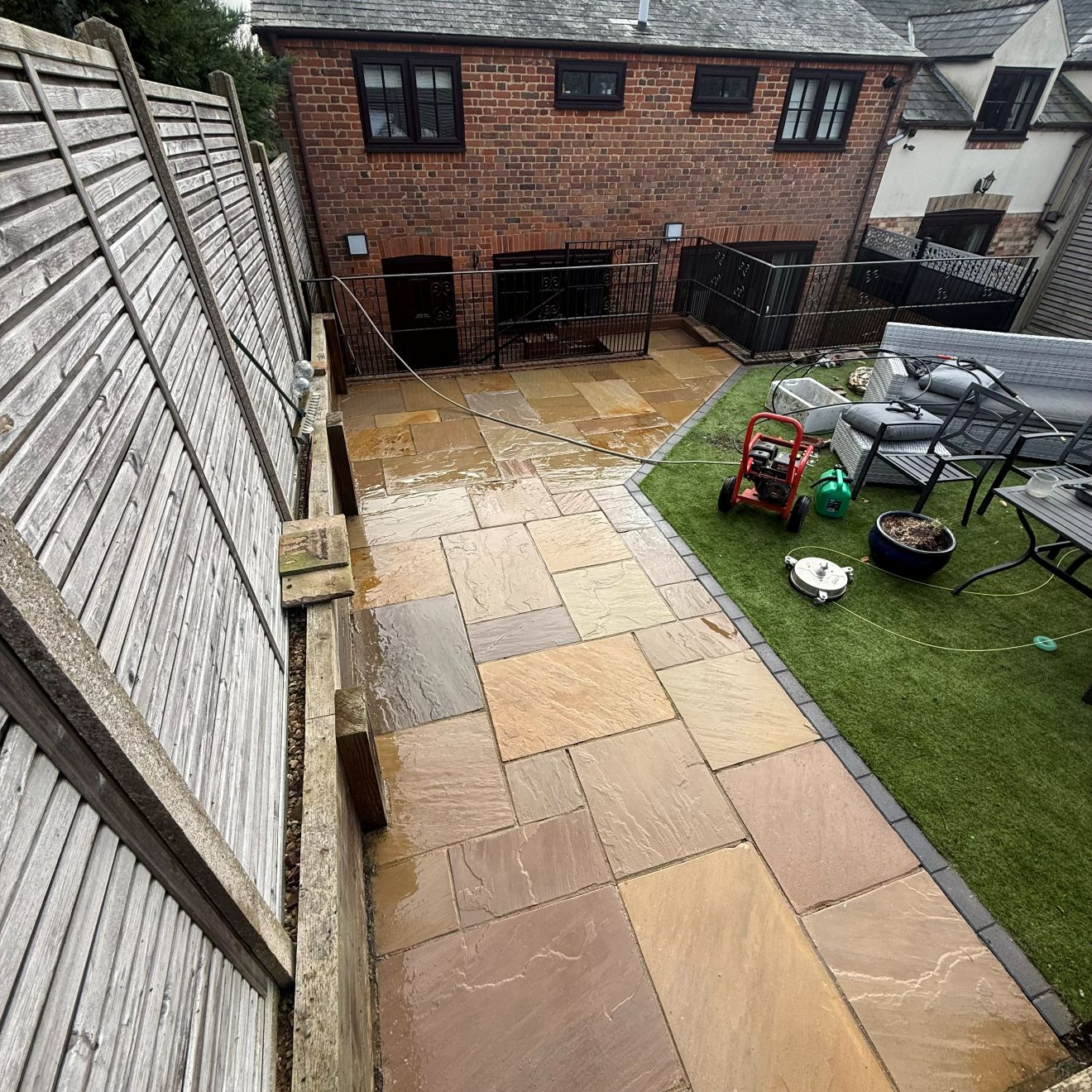 After professional jet washing by JS Jets