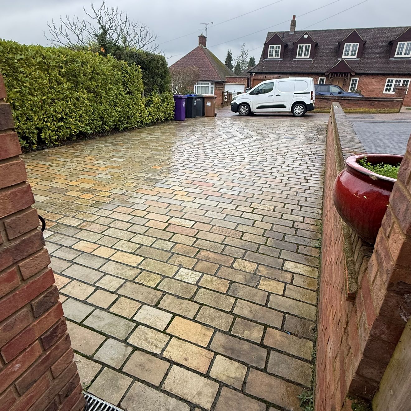 Before professional jet washing by JS Jets