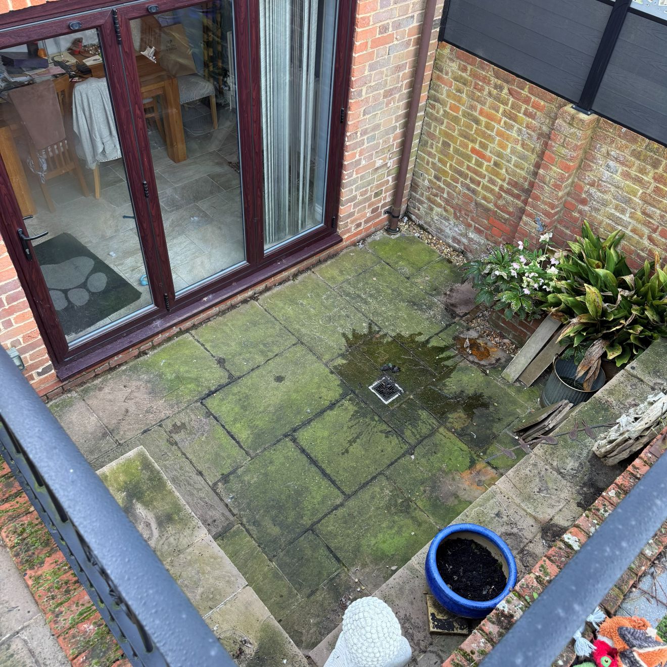 Before professional jet washing by JS Jets